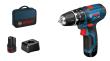 Bosch Akku-Schlagbohrschrauber GSB 12V-15, mit 2 x 2.0 Ah Li-Ion Akku Produktbild