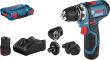 Bosch Akku-Bohrschrauber GSR 12V-15 FC, mit 2 x 2.0 Ah-Akku, L-BOXX, 4 Aufsätze Produktbild
