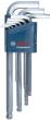Bosch Innensechskantschlüssel, Hex Schlüssel Set, 9-tlg. Produktbild