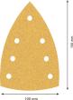 Bosch EXPERT C470 Schleifblatt Set, 100x150mm, K60-180, 7 Löcher, 10-tlg. Produktbild img13 S