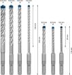 EXPERT SDS plus-7X Hammerbohrer-Set, D= 5/6/6/8/8/10/12 mm, 7-tlg. Produktbild img3 S
