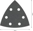 PRO F355 Schleifblatt, 93 mm, G80 Produktbild img3 S