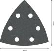 PRO F355 Schleifblatt, 93&nbsp;mm, G100 Produktbild img3 S