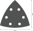PRO F355 Schleifblatt, 93 mm, G320 Produktbild img3 S