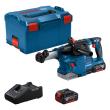 Bosch Akku-Bohrhammer mit SDS plus GBH 18V-22, 2x Akku GBA 18V4.0Ah/L-BOXX, Ringbürst. Produktbild