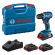 Bosch Professional Set: Akku-Bohrschrauber GSR 18V-45, 3 x ProCORE18V 4.0Ah, L-Case Produktbild
