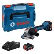 Bosch Akku-Winkelschleifer GWS 18V-8, 2 x Akku GBA 18V 5.0Ah, L-BOXX 136 Produktbild