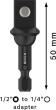 Bosch PRO Socket Adapter mit Kugelverbindung, 1/2", 50 mm Produktbild img3 S