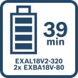 Starter-Set 2x EXBA18V-80 + EXAL18V2-320 Produktbild img10 S