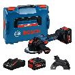 Bosch EXPERT Akku-Winkelschleifer mit X-LOCK EXWX 18V-15S, 2 x EXBA18V-80 Produktbild img1 S