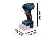 Bosch EXPERT Akku-Drehschlagschrauber EXDR18V-230 Produktbild img3 S