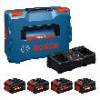 Bosch EXPERT Batterie/Ladegerät Set 2x EXBA 18V-55 + 2x EXBA18V-80 + EXAL18V2-320 Produktbild img1 S