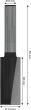 Bosch PRO Nutfräser, zweischneidig, Ø 14 x L 30, Schaft 8 mm Produktbild img3 S