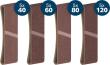 Bosch PRO X440 Schleifband Set, 75x533mm, K40/60/80/120, 20-tlg., Starter Pack Produktbild img2 S