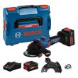 Bosch EXPERT Winkelschleifer EXWS18V-15PS, 2 x EXBA18V-80 in L-BOXX Produktbild img1 S
