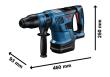 Bosch Akku-Bohrhammer mit SDS max GBH18V-36, 2x EXBA18V-80 in XL-BOXX Produktbild img3 S