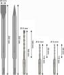 Bosch SDS plus-3C Meißel- und Bohrer-Set, D 5/6/8 mm, 5-tlg. für Bohrhämmer Produktbild img3 S