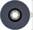 Bosch PRO X571 Fächerschleifscheibe, abgewinkelt, 115 mm Produktbild img5 S