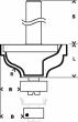 Bosch Kantenformfräser A, 8&nbsp;mm, R1 4,8&nbsp;mm, B 11&nbsp;mm, L 14,3&nbsp;mm, G 57&nbsp;mm Produktbild img3 S