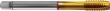 Stock Gewindebohrer für metrische ISO-Gewinde Typ: Gewindebohrer&nbsp;M12 / ISO2/6H / DIN 376 / HSS-E-PM / TiN Produktbild img1 S
