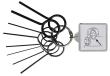 GEDORE KL-0180-30 B Arretierstifte-Satz, 0,8 - 2,6 mm Produktbild img1 S