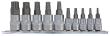 GEDORE KL-4043-100 Schraubendreher-Einsätze Satz, 1/4" + 3/8", IP TX-Plus, 10-teilig Produktbild