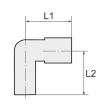 RIEGLER L-Steckverbindung, Stecknippel 4 mm »Blaue Serie« mini, Schlauch- Ø 4 Produktbild img2 S