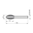 Dormer Pramet Frässtift – Tropfen P70912.7X6.0 Produktbild img3 S