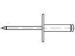 Reyher ART 88414 Blindniete Alu/Alu FLAKO K 16 4,8 x 13,5 VE=S Produktbild img2 S