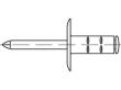 ART 88475 PolyGrip Mehrber.-Blindniete Alu/A 2 K 9,5 3,2 x 8 VE=S Produktbild img2 S