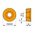 Dormer Pramet Drehwendeschneidplatte - Positiv RCMT Produktbild img2 S