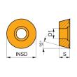 Dormer Pramet Fräswendeschneidplatte - Kopier- und Profilfräsen RDET Produktbild img2 S