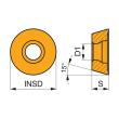 Dormer Pramet Fräswendeschneidplatte - Kopier- und Profilfräsen RDMT 12T3MOT:M8345 Produktbild img2 S