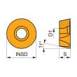 Dormer Pramet Fräswendeschneidplatte - Kopier- und Profilfräsen RPET 1505MOS-M:M8330 Produktbild img2 S
