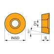 Dormer Pramet Fräswendeschneidplatte - Kopier- und Profilfräsen RPEX 1204MOSN-12:M8340 Produktbild img2 S
