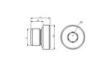 RIEGLER Verschlussschraube »NonPlusUltra«, ISK, G3/8, SW8, VPE10 Produktbild img2 S