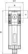 RIEGLER Aktivkohlefilter »SYNTESI«, BG 2, G 3/4, 0,003 mg/m³, RMSA Produktbild img2 S