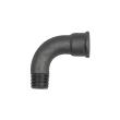 RIEGLER Bogen 1, 90°, lang, Rp 1/4 i., R 1/4 a., Temperguss schwarz Produktbild img1 S