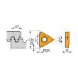 Dormer Pramet Wendeschneidplatte zum Gewindeschneiden - Innen - Vollprofil - 29° ACME-Gewinde TN 22NR060ACME:T8030 Produktbild img2 S