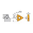 Dormer Pramet Wendeschneidplatte zum Gewindeschneiden - Innen - Vollprofil - 30° TR-Gewinde TN TR INT Produktbild img2 S