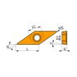 Drehwendeschneidplatte - Positiv VBMT 160404E-UR:T8430 Produktbild img2 S
