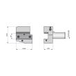 Dormer Pramet VDI Radialhalter Form B1 - Rechts - Kurz VDI.30-B1.20.40.C Produktbild img2 S