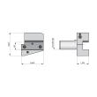 Dormer Pramet VDI Radialhalter Form B2 - Links - Kurz VDI.30-B2.20.40.C Produktbild img2 S