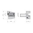 Dormer Pramet VDI Radialhalter Form B4 Überkopf - Links - Kurz VDI.30-B4.20.40.C Produktbild img2 S