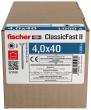 fischer Spanplattenschrauben ClassicFast FCF II CTF BC mit Senkkopf, Innenstern TX Antrieb und Vollgewinde Produktbild img3 S