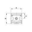 RIEGLER Verteiler »multifix«, schmale Ausführung, BG 1, G 1/4, 4 Abgänge Produktbild img2 S