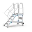 Zarges Plattformtreppe fahrbar 60° Produktbild img1 S
