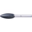 Hartmetall Hochleistungsfrässtift Flamme B Ø 12x30mm Schaft-Ø 6mm Z3 HICOAT beschichtet universal mittel Produktbild img1 S
