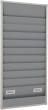 Planungstafel zweireihig 554 x 1.282 mm 10 Schienen, A 4 grau Produktbild img1 S