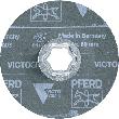 PFERD COMBICLICK Fiberscheibe Ø 115 mm VICTOGRAIN 60 Höchstleistung auf Stahl Produktbild img3 S